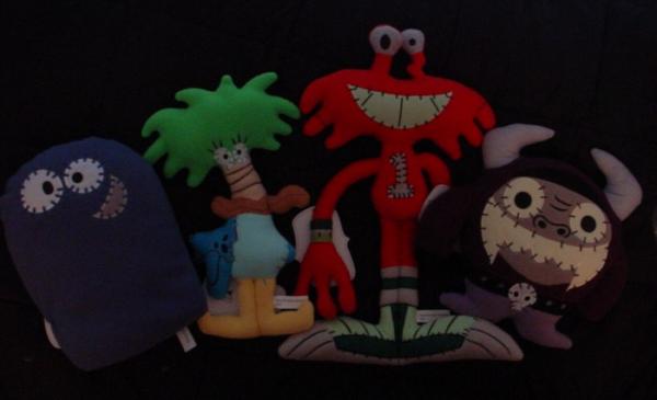 Set of four dolls sent to me by Cartoon Network.